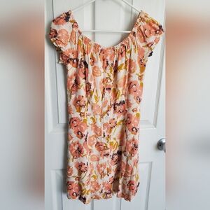 Free People Italian Breeze Floral Mini Dress Size 8 Easter Springtime Summer